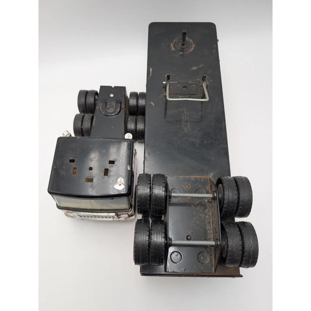 1980s Steel Nylint Harley‎ Davidson GMC 18 Wheeler Truck Trailer No. 911-Z